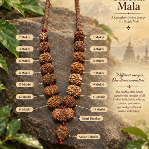 Indonesian Rudraksha Siddha Mala